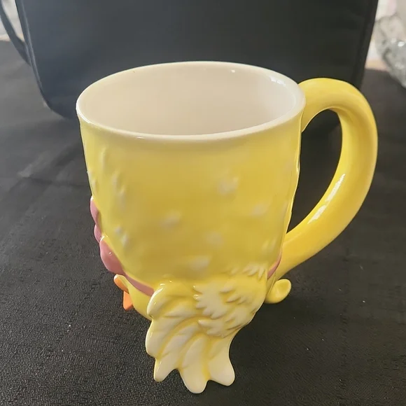 VINTAGE ADORABLE UPSIDE-DOWN BABY CHICK TEA CAP. - Picture 5 of 12